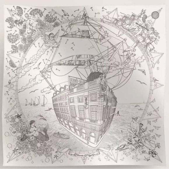 Brand new Hermes 90cm Hermes Flagship 100% silk scarf - Picture 11 of 11